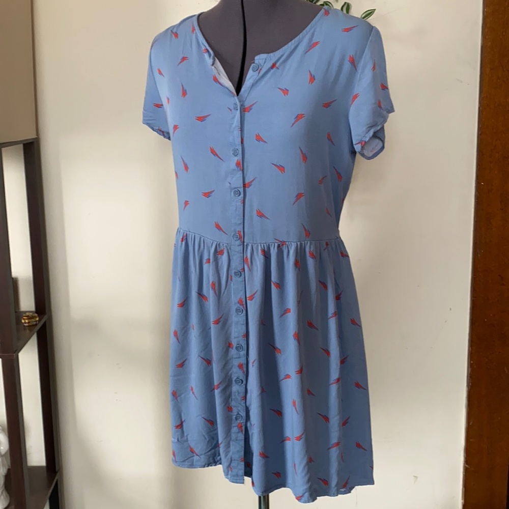 Junk Food Bowie Bolt Dress Sz Med